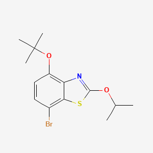 7-Bromo-4-(tert-butoxy)-2-isopropoxybenzo[D]thiazole