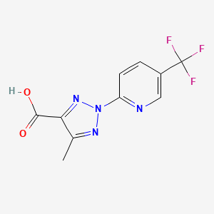 5-Methyl-2-(5-(trifluoromethyl)pyridin-2-yl)-2H-1,2,3-triazole-4-carboxylic acid