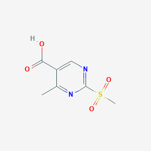 4-Methyl-2-(methylsulfonyl)pyrimidine-5-carboxylic acid