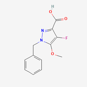 1-Benzyl-4-fluoro-5-methoxy-1H-pyrazole-3-carboxylic acid