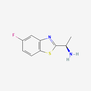 (R)-1-(5-Fluorobenzo[D]thiazol-2-YL)ethanamine