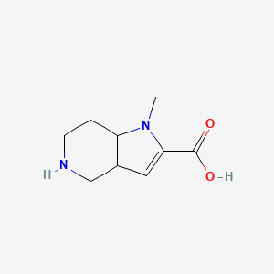 1-Methyl-4,5,6,7-tetrahydro-1H-pyrrolo[3,2-c]pyridine-2-carboxylic acid