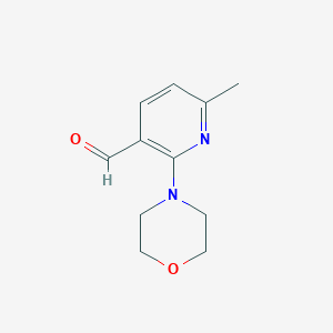 6-Methyl-2-morpholinonicotinaldehyde