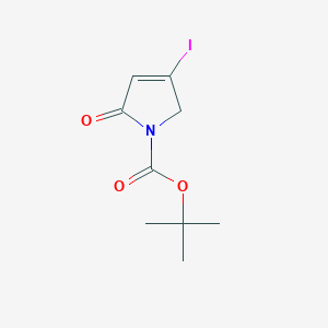 tert-Butyl 4-iodo-2-oxo-2,5-dihydro-1H-pyrrole-1-carboxylate