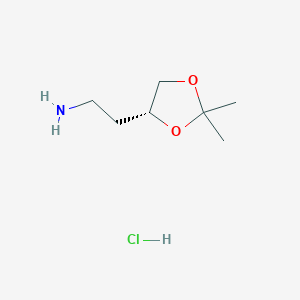 (R)-2-(2,2-Dimethyl-1,3-dioxolan-4-yl)ethanamine hydrochloride