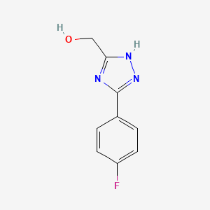 (5-(4-Fluorophenyl)-1H-1,2,4-triazol-3-yl)methanol