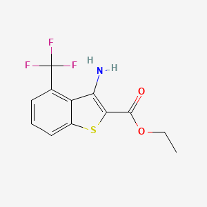 Ethyl 3-amino-4-(trifluoromethyl)benzo[b]thiophene-2-carboxylate