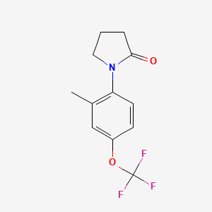 1-(2-Methyl-4-(trifluoromethoxy)phenyl)pyrrolidin-2-one