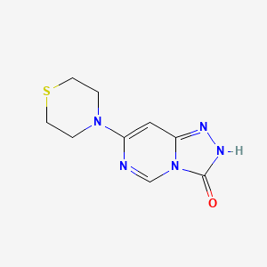 7-Thiomorpholino-[1,2,4]triazolo[4,3-c]pyrimidin-3(2H)-one