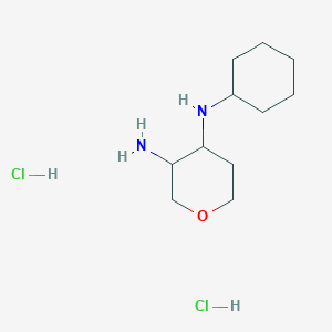 N4-Cyclohexyltetrahydro-2H-pyran-3,4-diamine dihydrochloride