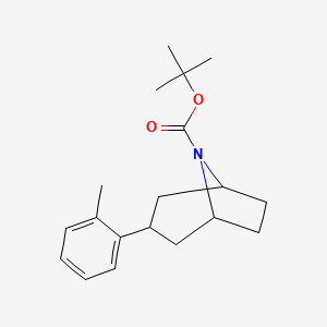 tert-Butyl 3-(o-tolyl)-8-azabicyclo[3.2.1]octane-8-carboxylate