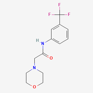 2-morpholin-4-yl-N-[3-(trifluoromethyl)phenyl]acetamide