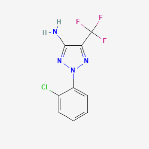 2-(2-Chlorophenyl)-5-(trifluoromethyl)-2H-1,2,3-triazol-4-amine