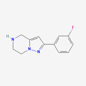 2-(3-Fluorophenyl)-4,5,6,7-tetrahydropyrazolo[1,5-A]pyrazine