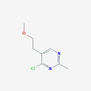 4-Chloro-5-(2-methoxyethyl)-2-methylpyrimidine