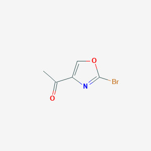 molecular formula C5H4BrNO2 B11789690 1-(2-Bromooxazol-4-yl)ethanone 