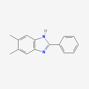 5,6-dimethyl-2-phenyl-1H-benzo[d]imidazole