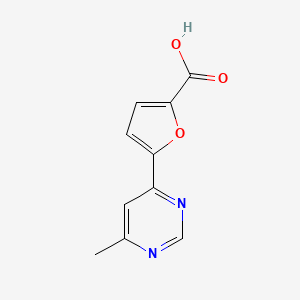 5-(6-Methylpyrimidin-4-yl)furan-2-carboxylic acid