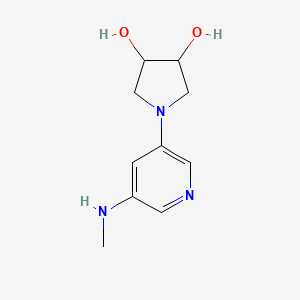 1-(5-(Methylamino)pyridin-3-yl)pyrrolidine-3,4-diol