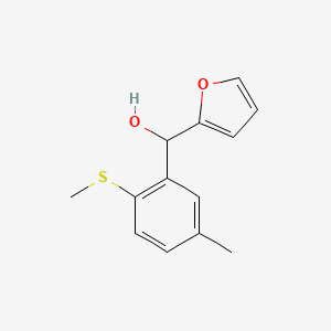 Furan-2-yl(5-methyl-2-(methylthio)phenyl)methanol