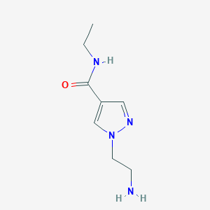 1-(2-Aminoethyl)-N-ethyl-1H-pyrazole-4-carboxamide