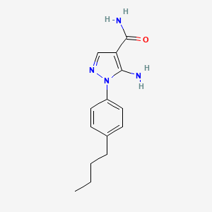 5-Amino-1-(4-butylphenyl)-1H-pyrazole-4-carboxamide