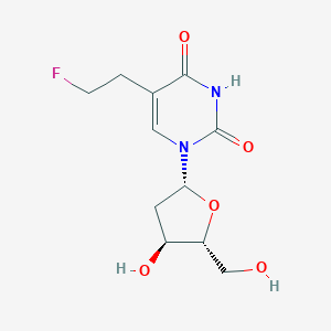 molecular formula C₁₁H₁₅FN₂O₅ B117900 5-(2-Fluoroethyl)-2'-deoxyuridine CAS No. 108008-61-3