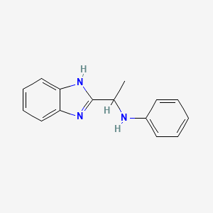 N-(1-(1H-Benzo[d]imidazol-2-yl)ethyl)aniline