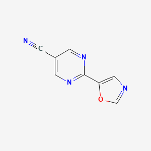 2-(Oxazol-5-YL)pyrimidine-5-carbonitrile