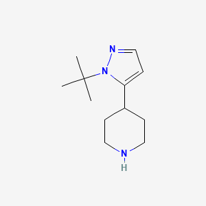 4-(1-(tert-Butyl)-1H-pyrazol-5-yl)piperidine