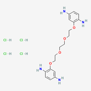 molecular formula C7H5NO2 B1179022 1,8-Bis(2,5-diaminophenoxy)-3,6-dioxaoctane tetrahydrochloride CAS No. 144644-13-3