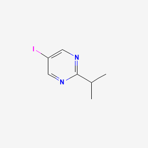 molecular formula C7H9IN2 B11790285 5-Iodo-2-isopropylpyrimidine 