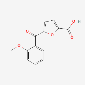 molecular formula C13H10O5 B11790350 5-(2-Methoxybenzoyl)furan-2-carboxylic acid 