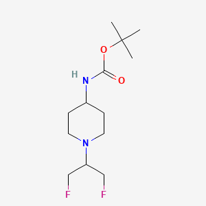 tert-Butyl (1-(1,3-difluoropropan-2-yl)piperidin-4-yl)carbamate