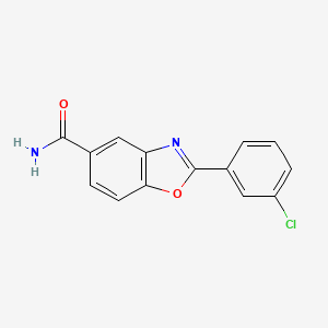 2-(3-Chlorophenyl)benzo[d]oxazole-5-carboxamide