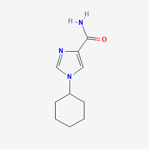 1-Cyclohexyl-1H-imidazole-4-carboxamide