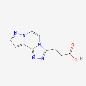 3-(Pyrazolo[1,5-a][1,2,4]triazolo[3,4-c]pyrazin-3-yl)propanoic acid