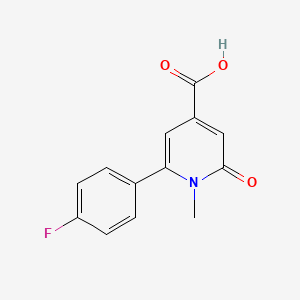 6-(4-Fluorophenyl)-1-methyl-2-oxo-1,2-dihydropyridine-4-carboxylic acid