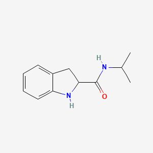 molecular formula C12H16N2O B11790584 N-Isopropylindoline-2-carboxamide 