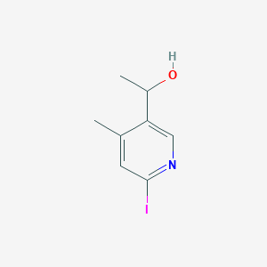 1-(6-Iodo-4-methylpyridin-3-yl)ethanol