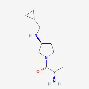 (S)-2-Amino-1-((S)-3-((cyclopropylmethyl)amino)pyrrolidin-1-yl)propan-1-one