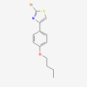 2-Bromo-4-(4-butoxyphenyl)thiazole