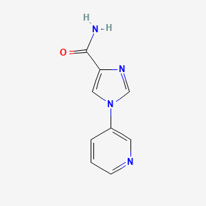 1-(Pyridin-3-yl)-1H-imidazole-4-carboxamide