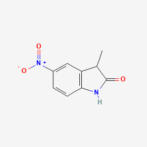 molecular formula C9H8N2O3 B11790688 3-Methyl-5-nitroindolin-2-one 