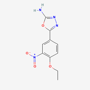 5-(4-Ethoxy-3-nitrophenyl)-1,3,4-oxadiazol-2-amine