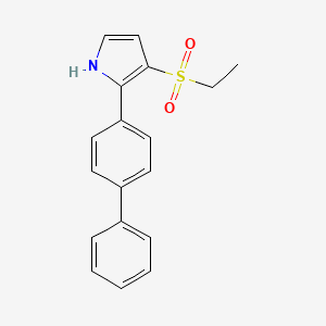 2-([1,1'-Biphenyl]-4-yl)-3-(ethylsulfonyl)-1H-pyrrole