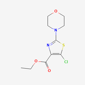 Ethyl 5-chloro-2-morpholinothiazole-4-carboxylate