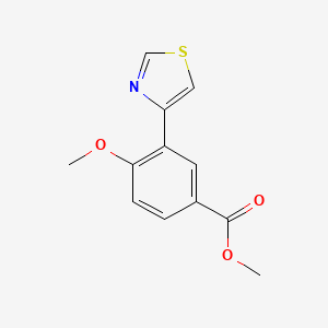 Methyl 4-methoxy-3-(thiazol-4-yl)benzoate