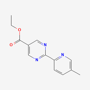 Ethyl 2-(5-methylpyridin-2-YL)pyrimidine-5-carboxylate