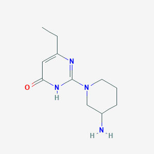 2-(3-Aminopiperidin-1-yl)-6-ethylpyrimidin-4(3H)-one